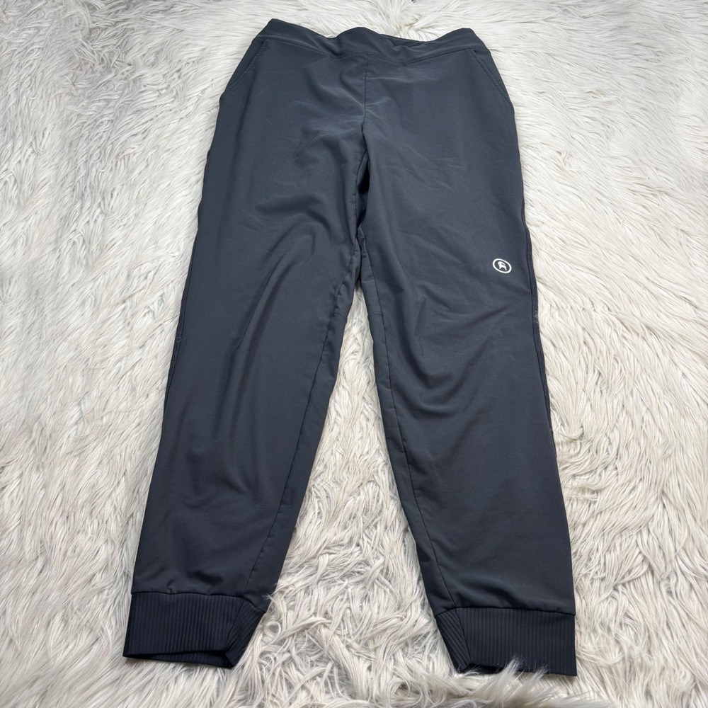 Backcountry Women's M Black Fleece Lined Pull On Jogger Pants Granola Girl Hike
